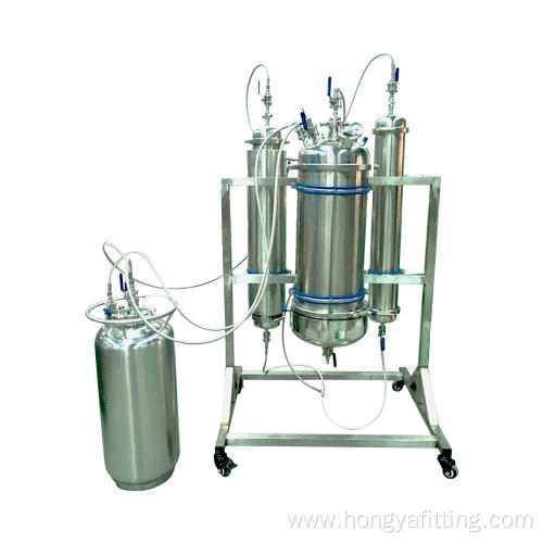 SS304 5LB CUSTOMIZED CLOSED LOOP PASSIVE BHO EXTRACTOR